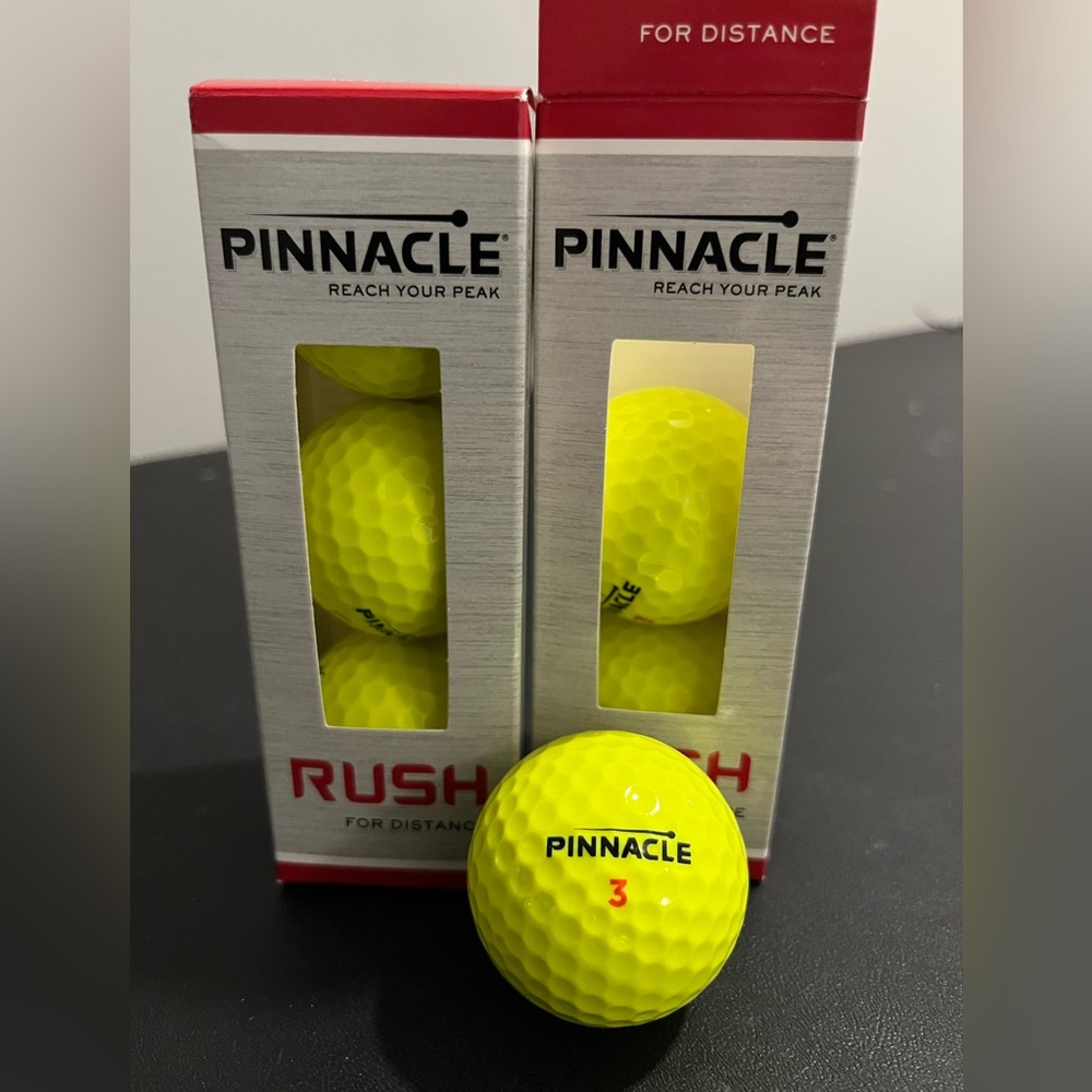Pinnacle Rush Yellow Golf Balls